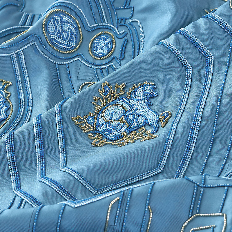 Brides et Destin embroidered scarf 90 | Hermès USA